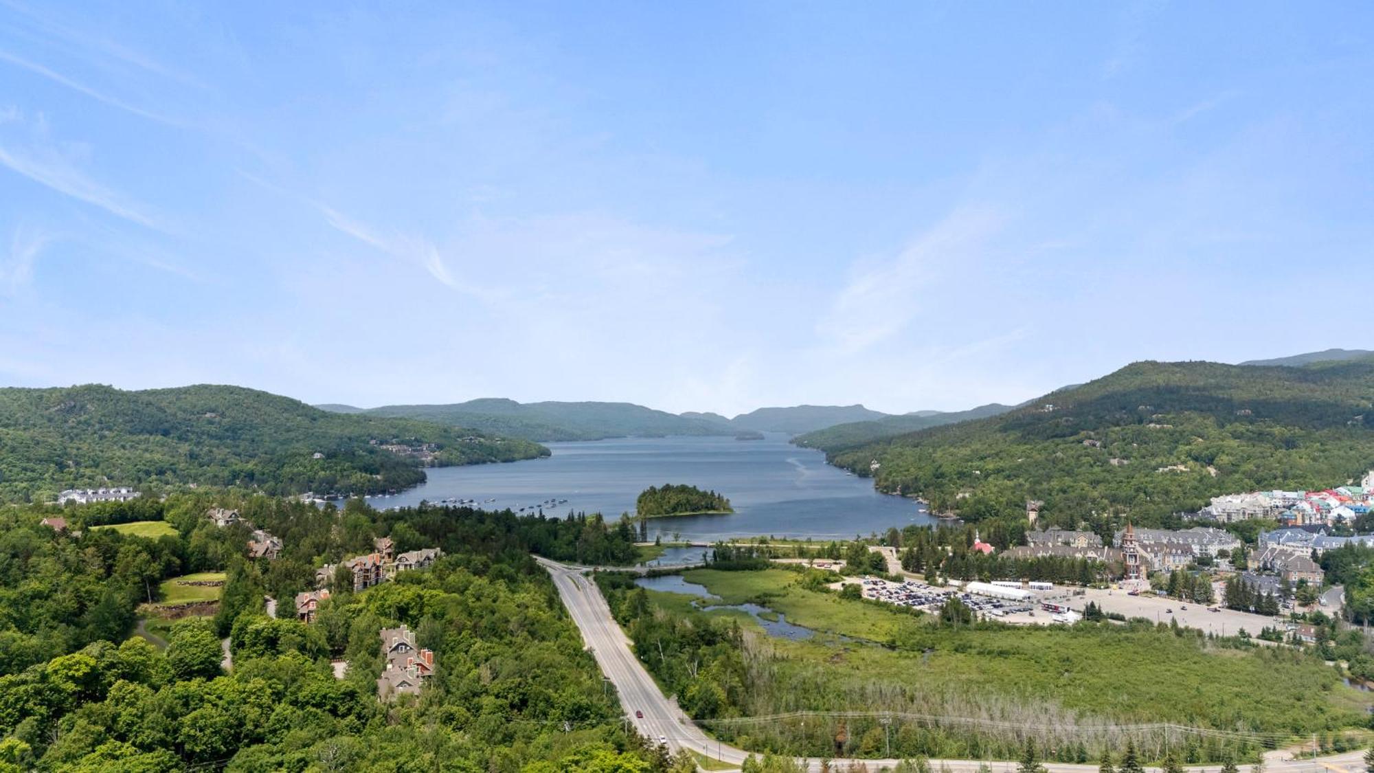 Les Eaux - 2Bdrs W Pool & Hot Tub Near Village Mont-Tremblant Buitenkant foto